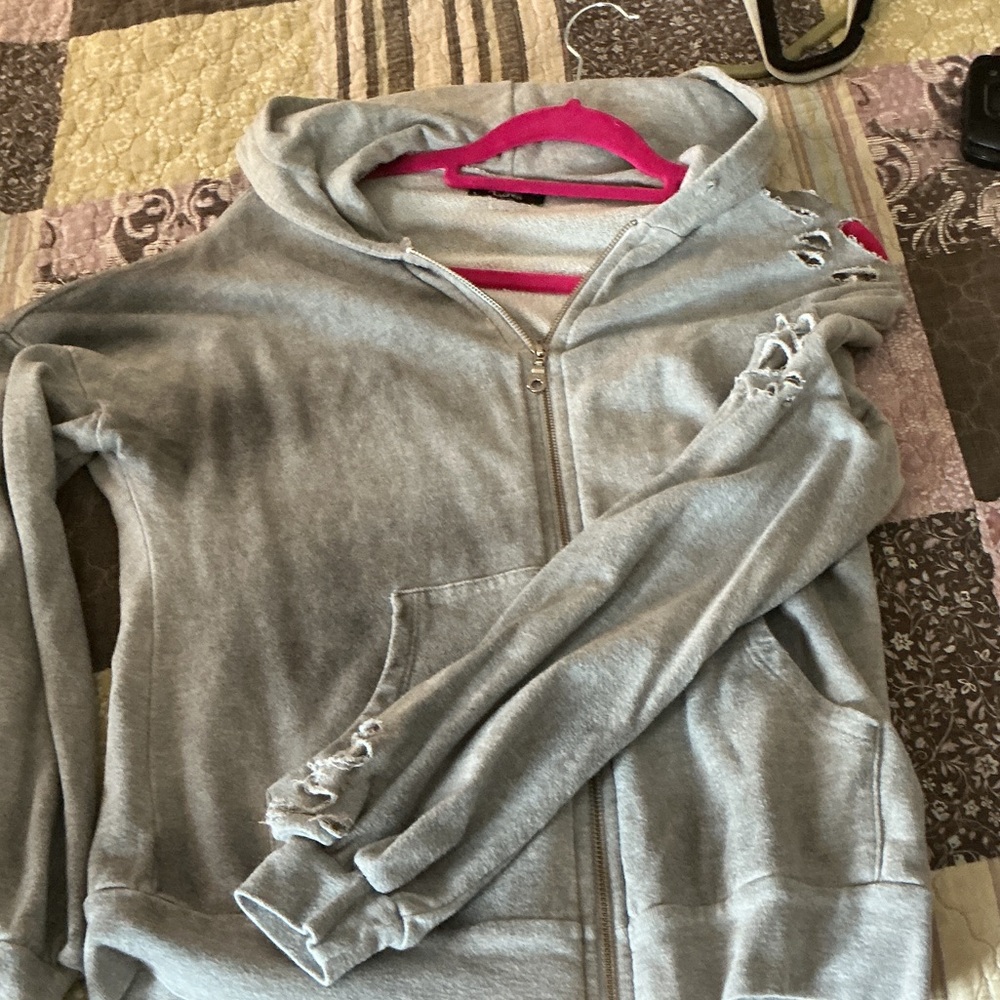 Michael Lauren Heather Gray Knit Top